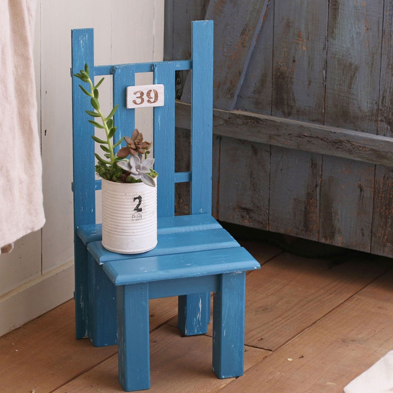簡単diy 子供用椅子型花台を作る なんと材料費1000円以内 Klstylingへ Sugar Pineのガラクタ日記 グリーン Diyの日々