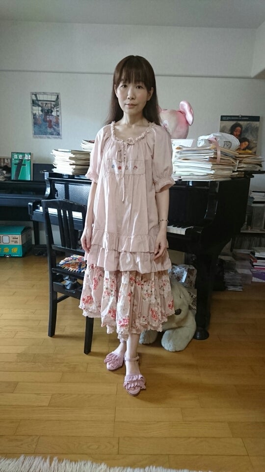 人気カラーの ピンクハウスブーケ柄スカート 100% スカート Yasui