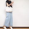 タック入りトップスでふわっと立体感(^^)の画像