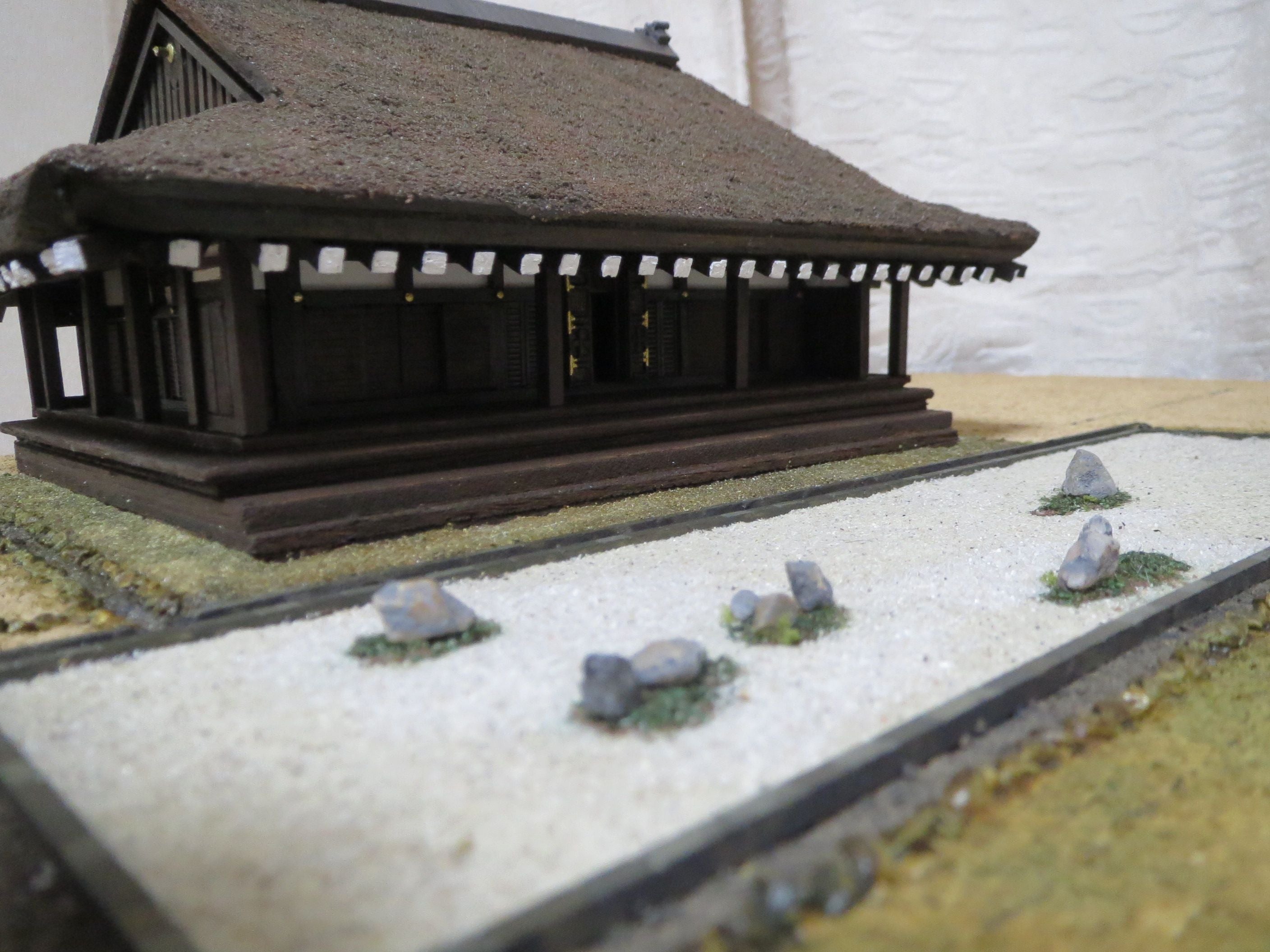 龍安寺創建 推定再現ジオラマ制作4 石庭制作と検証③ | Kyoto 龍安寺創建 推定再現ジオラマ制作4 石庭制作と検証③ | Kyoto