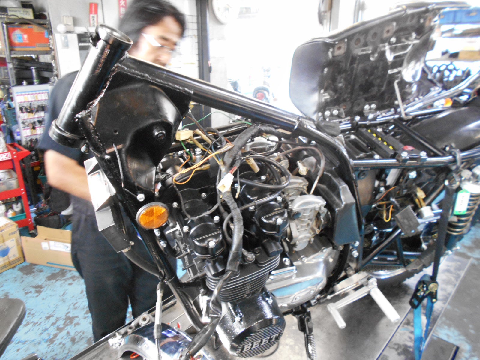 カワサキ Z400FX 東京都 横田様、ステージ4納車整備開始！ Z400FX 