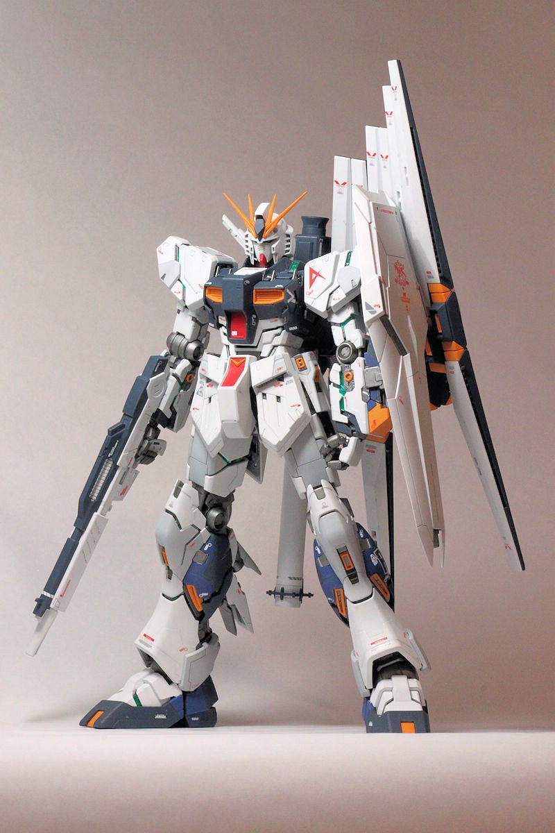 MG νガンダム Ver.Ka 完成品 | Etsuの通常より3倍遅い模型製作