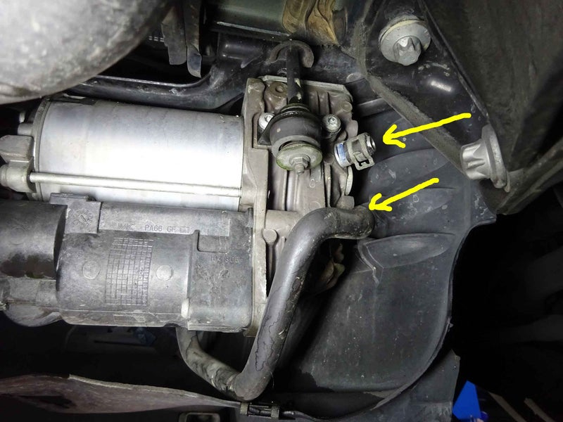 トラブル修理－メルセデスベンツ S550(W221)オーバーヒート修理と足回りの整備 | フリークのブログ