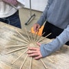 紙ばんどのミニかごワークショップの画像