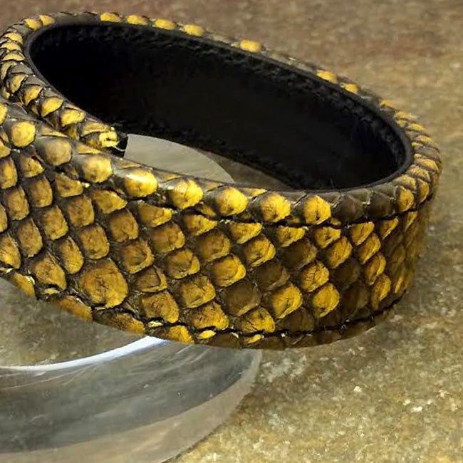 snake pit leather works　スネークピットレザーワークス　コインケース　ブッテーロ　パイソン　レザー