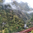 称名滝から宇奈月トロッコ電車への記事より