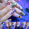 【Halloween】ミラーネイルでハロウィンネイルアート2017【design nails 】の画像