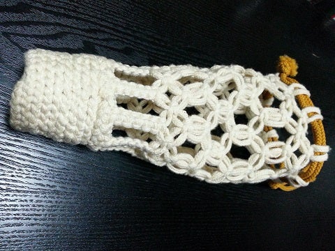 法螺貝の編み(網)袋の作り方（３） | Horazanmai 法螺三昧