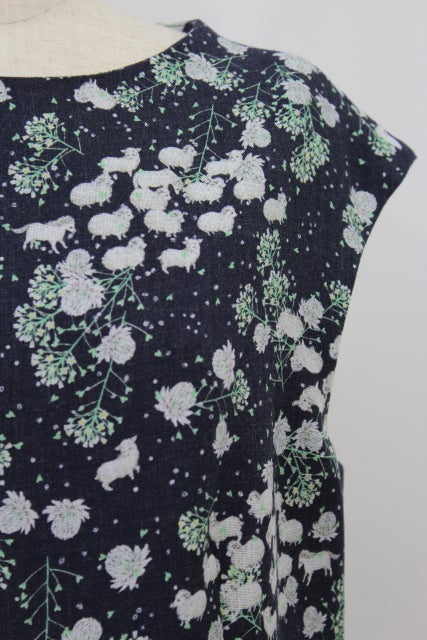 まいごワンピース M（ネイビー）【franche lippee フランシュリッペ 