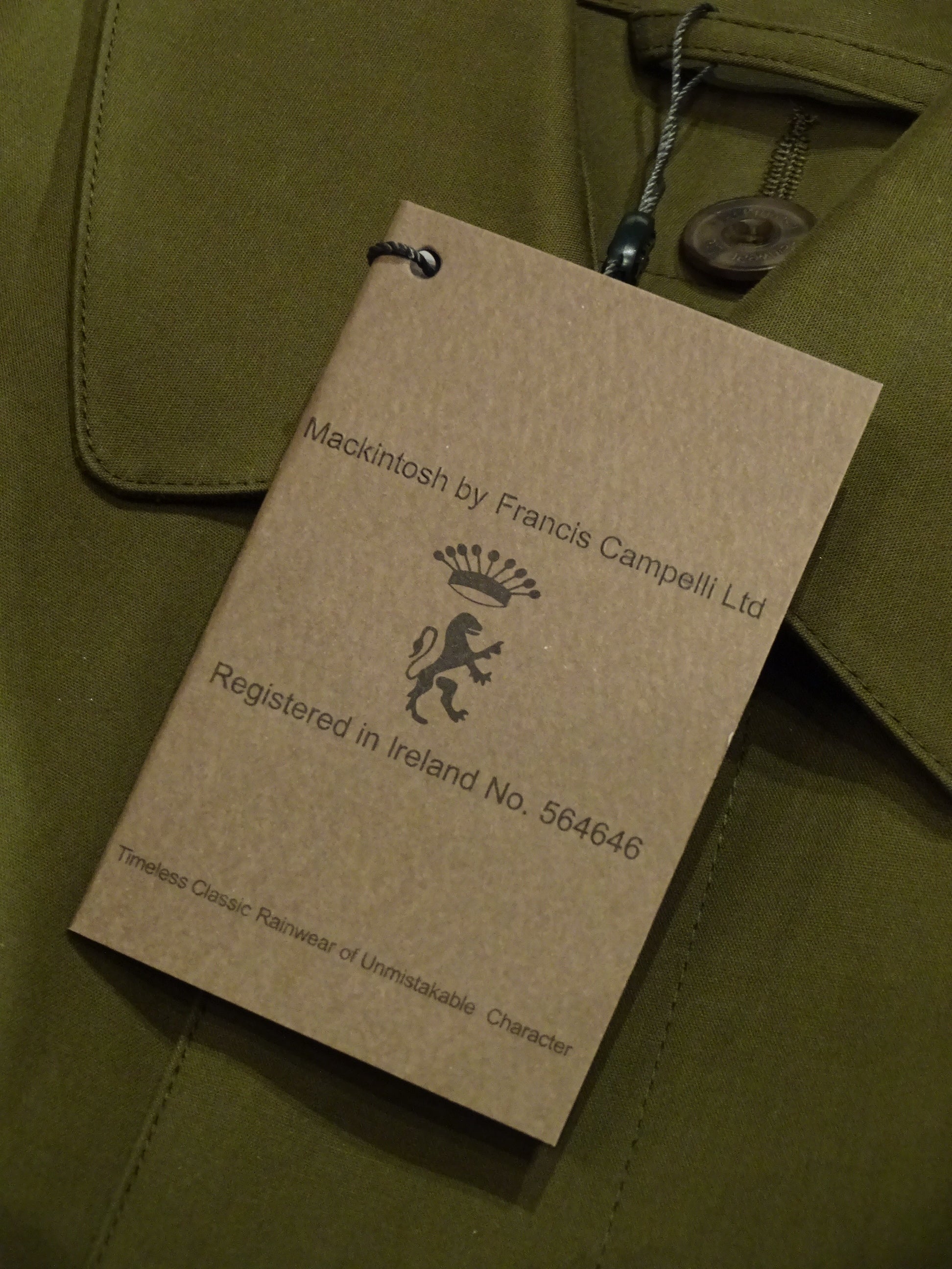 Mackintosh Rainwear Ltd by Francis Campelli | ILLMINATE blog