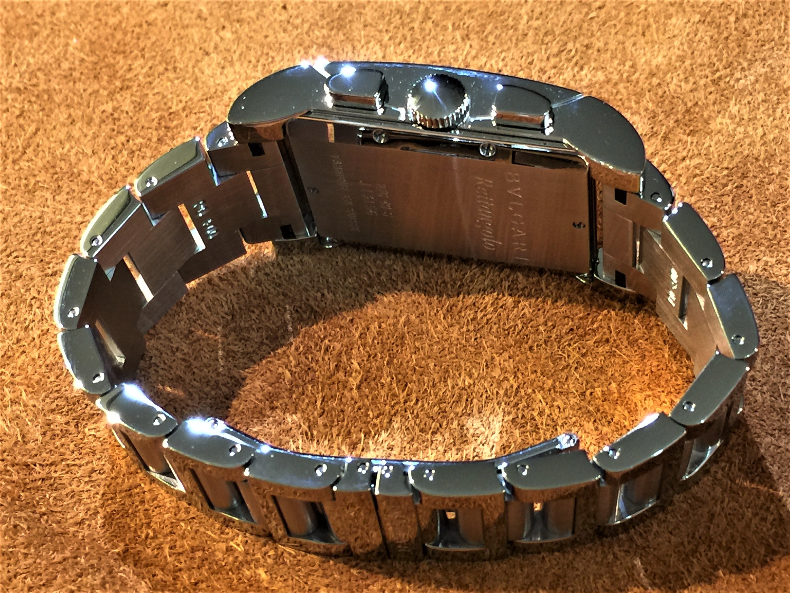電池交換 新品研磨仕上げ 】 BVLGARI ブルガリ / レッタンゴロ | 時計