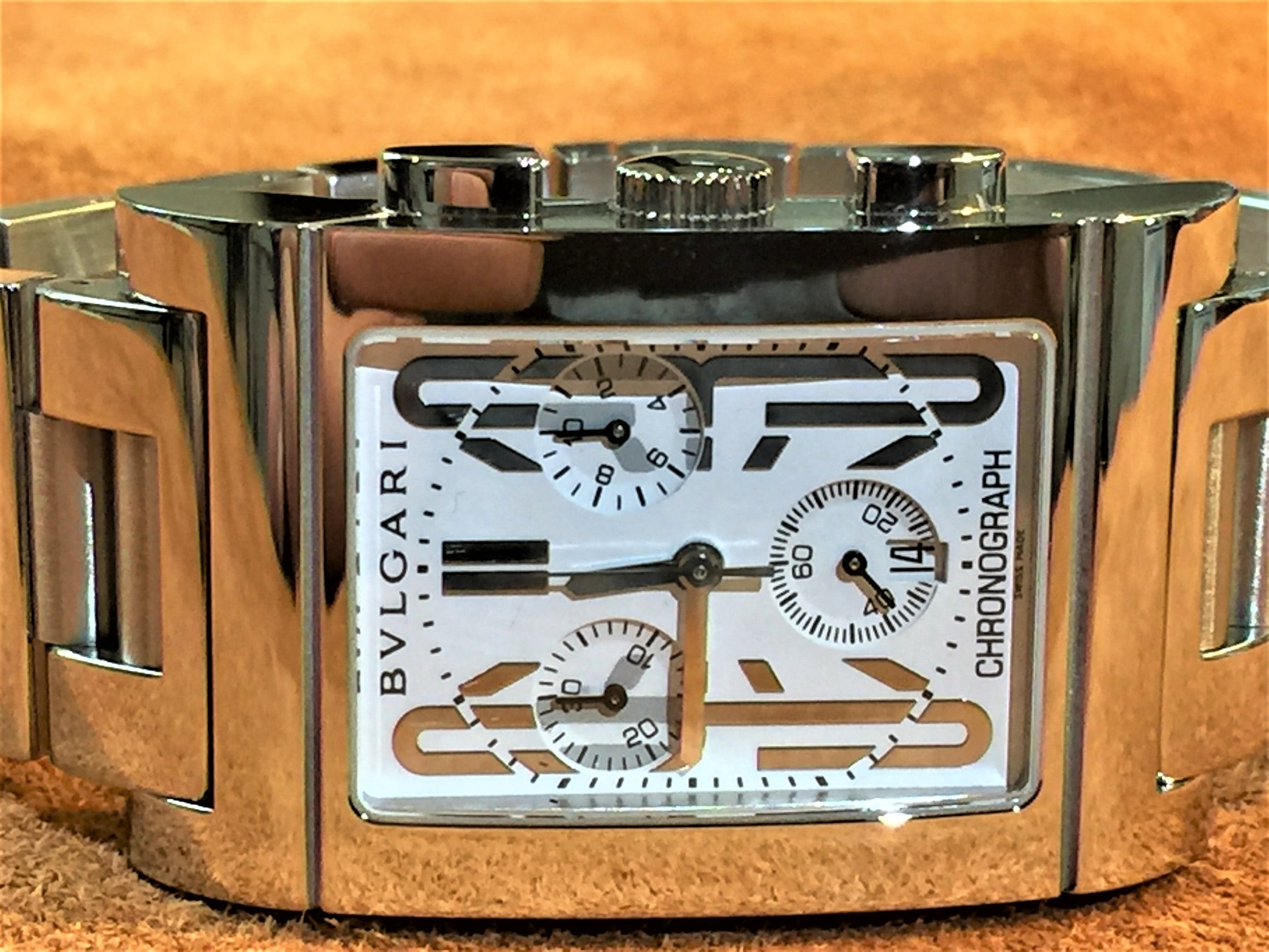 電池交換 新品研磨仕上げ 】 BVLGARI ブルガリ / レッタンゴロ | 時計