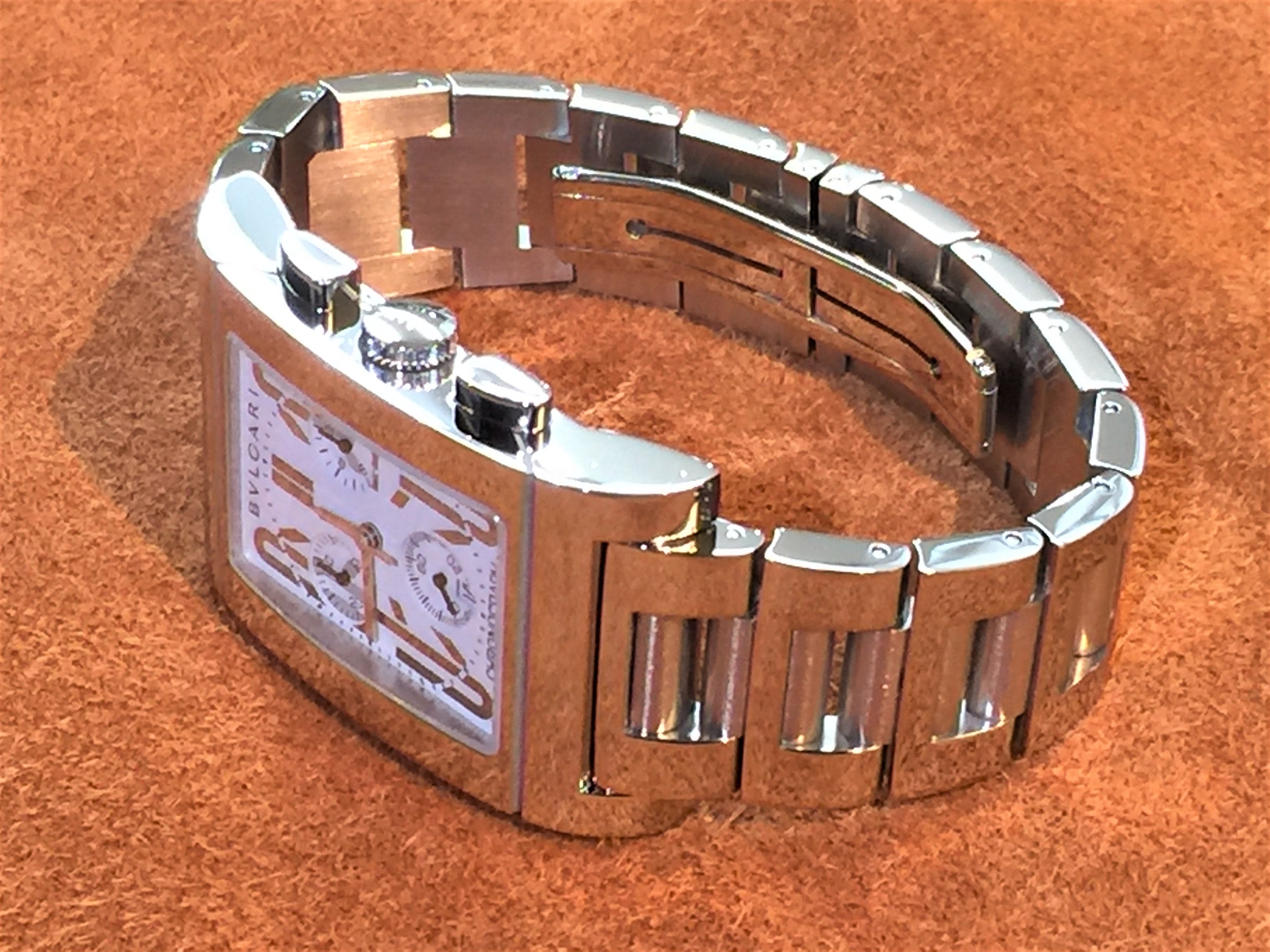 電池交換 新品研磨仕上げ 】 BVLGARI ブルガリ / レッタンゴロ | 時計