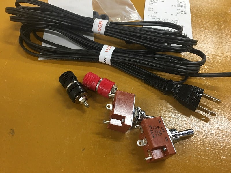 Staxコンデンサースピーカー再生作戦14 AC電源・SP端子増設 Staxコンデンサースピーカー再生作戦14 AC電源・SP端子増設