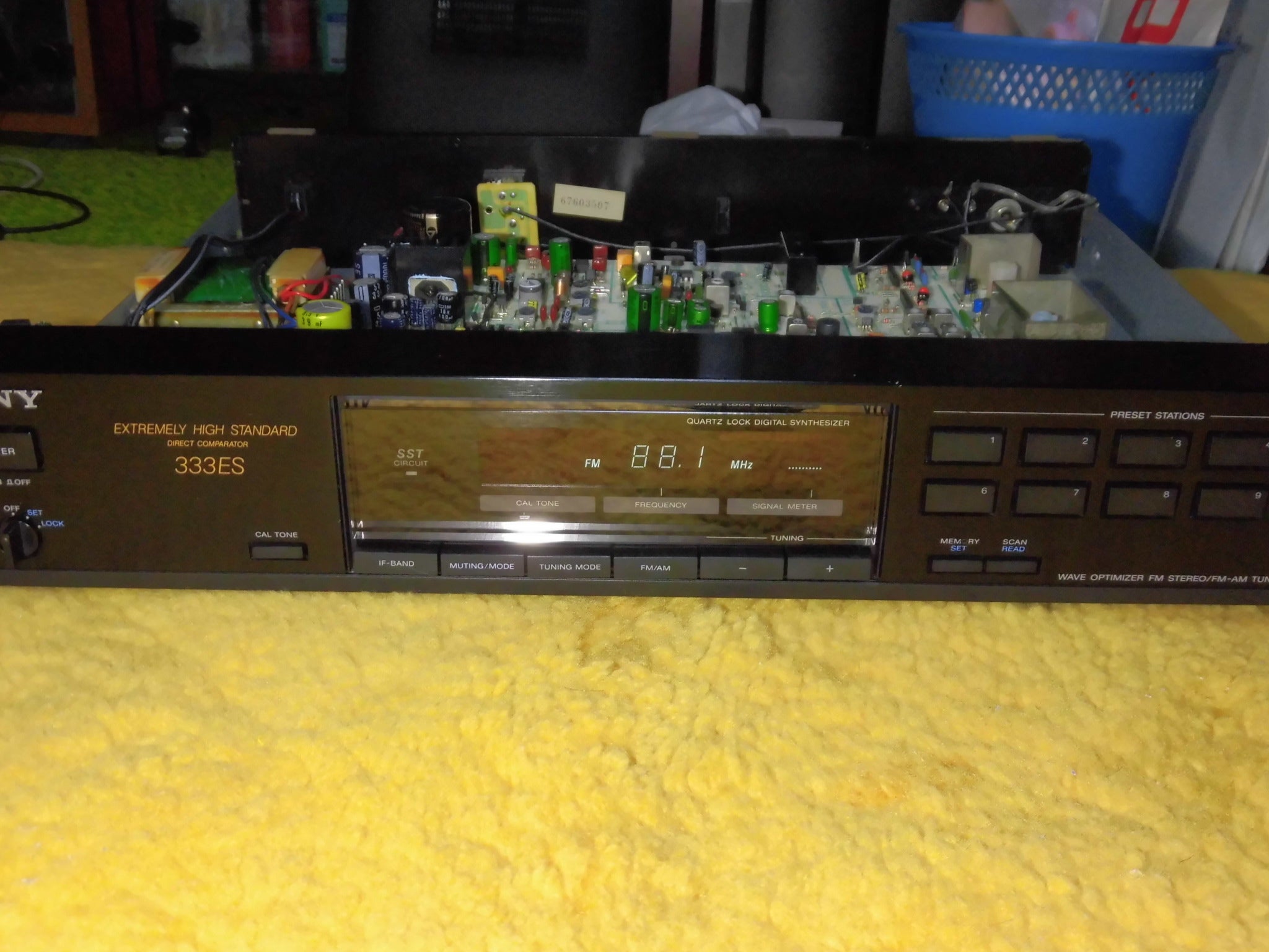 SONY FM/AM STEREO TUNER ST-S333ESXの修理 | たこぼうずのブログ SONY FM/AM STEREO TUNER ST-S333ESXの修理 | たこぼうずのブログ