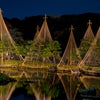 名古屋の穴場！白鳥庭園のライトアップの画像
