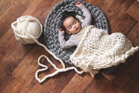 chunky knit の購入先と編み方 | おうちの音 ~暮らしとインテリア~