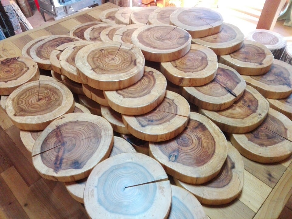 丸太輪切り皿のご注文】 | 新潟の家具・木工雑貨・木製食器 JUNSHIN 