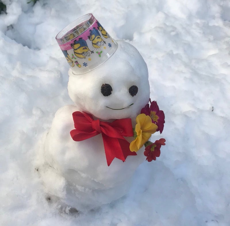 可愛い雪だるまにホッコリ 今泉マユ子オフィシャルブログ Powered By Ameba