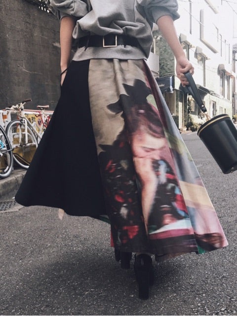 【最終値下10/21まで】ameri vintage  エミリアタックスカートスカート