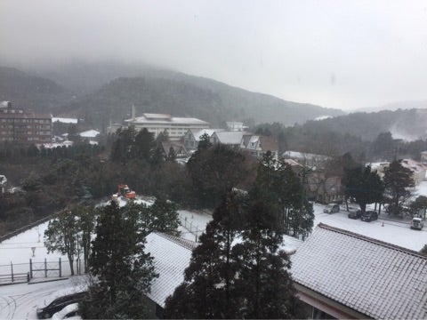長崎の今日は雪
