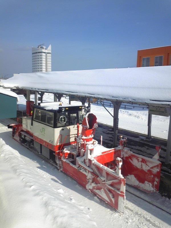 ＪＲ北海道　除雪列車は、毎日運行