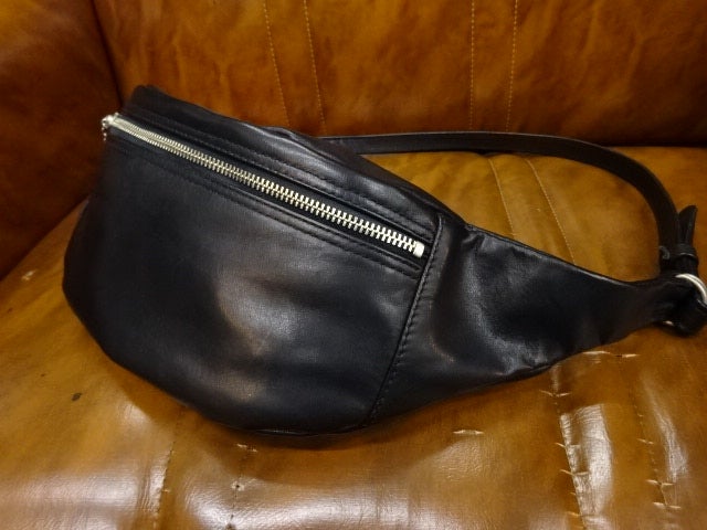 ドライボーンズ Leather Waist Bag DBG-001C ブラック | アメカジ 