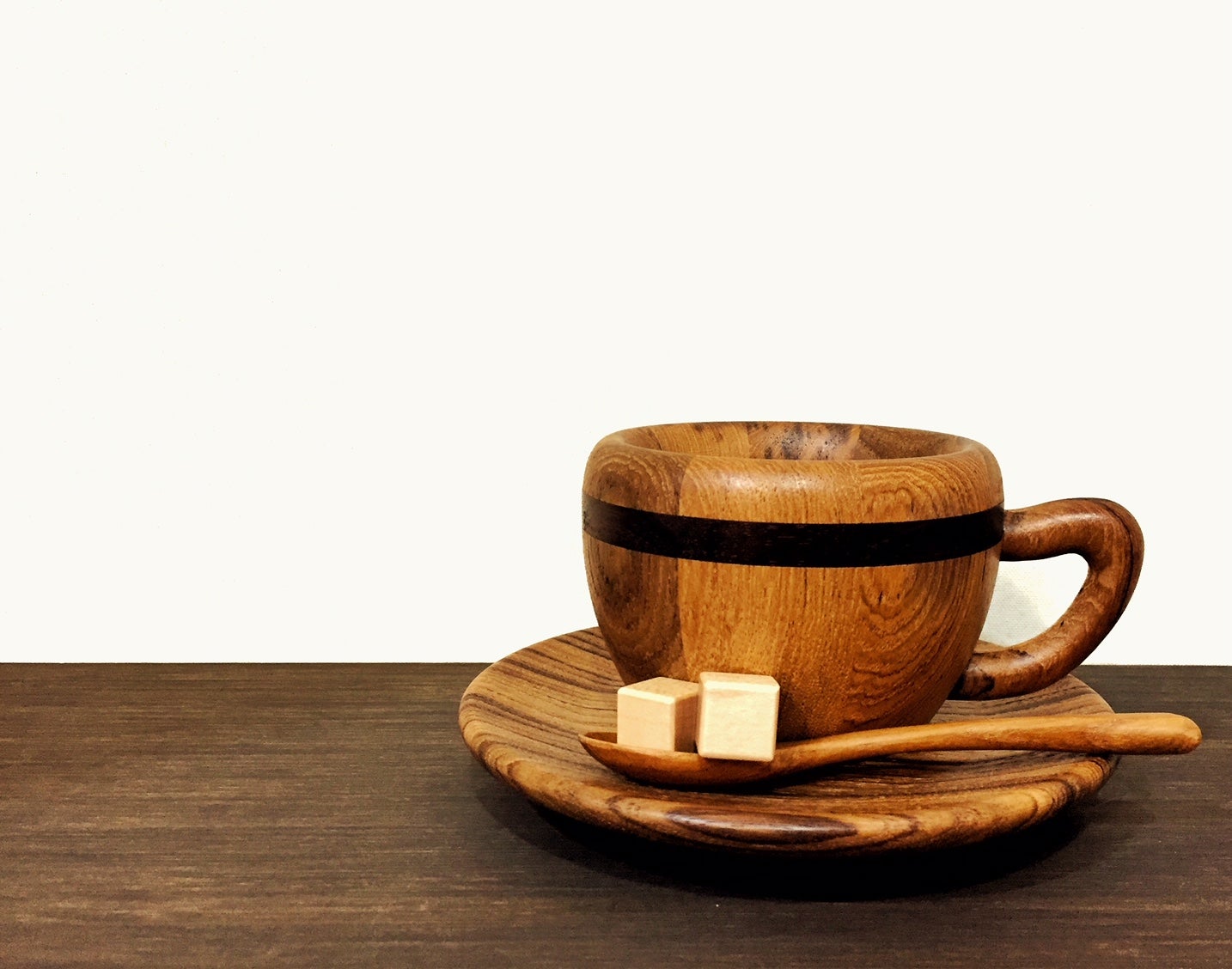 激安販壳店舗 からくり箱　亀井明夫作　安兵衛のコーヒーカップ　箱根寄木細工 工芸品