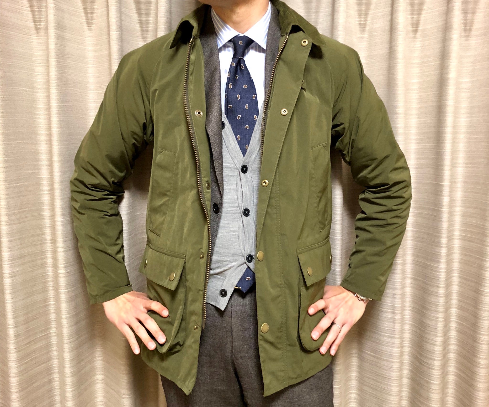 Barbour I.G.Beams別注 BEDALE SL-