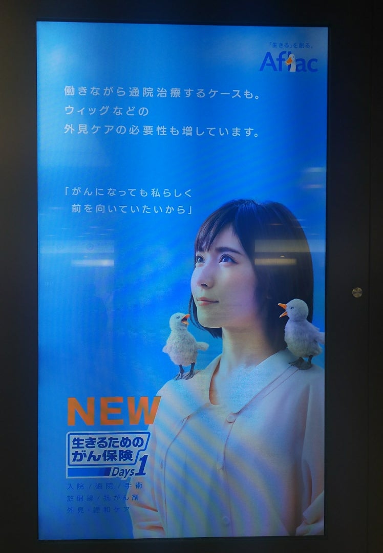 アフラック広告紹介～西武池袋線・池袋駅篇～!! | Nobumanの松岡茉優 