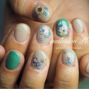 Spring Nail♡flicka flowersの画像