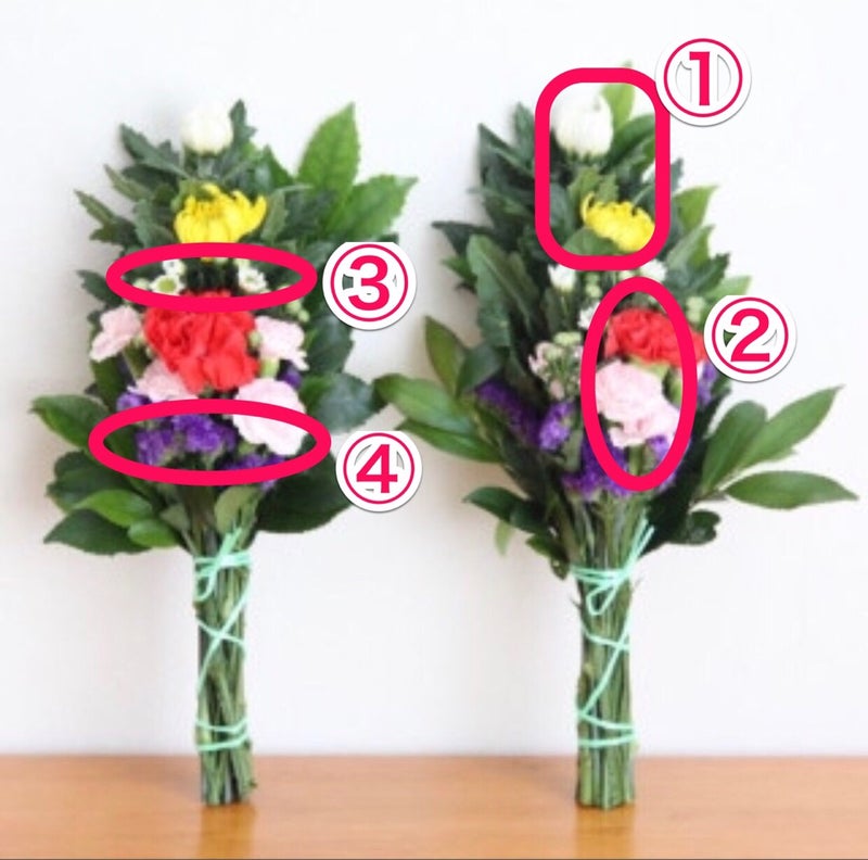 仏花に使われる花はどんな種類のものがあるのかお伝えします 横浜 癒しのフラワーアレンジメント教室 占星術で本当の自分を知り３６５日自分を愛する