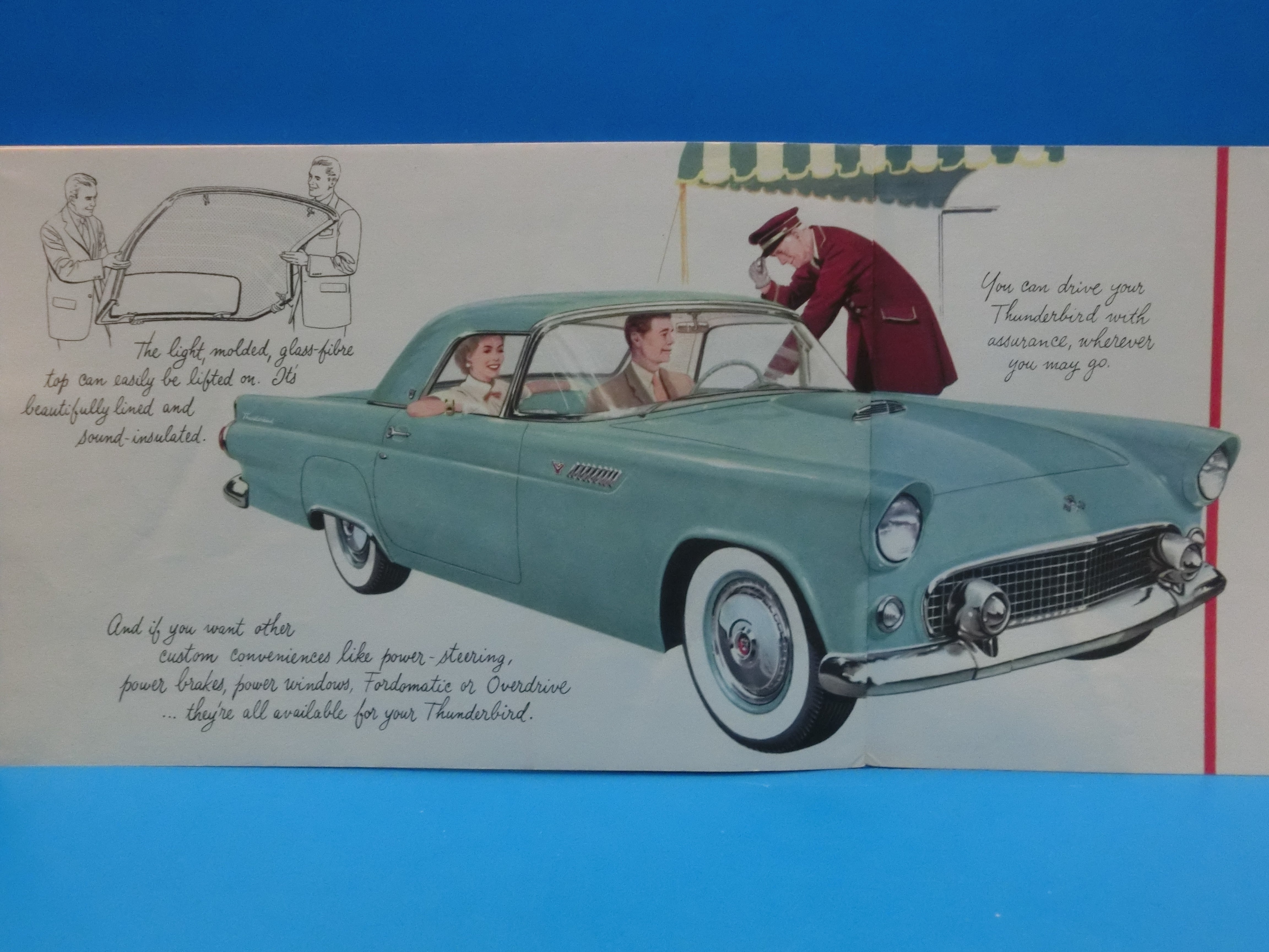 ☆1955年 フォード・サンダーバード 初代Tバード ～ 自動車カタログ棚 