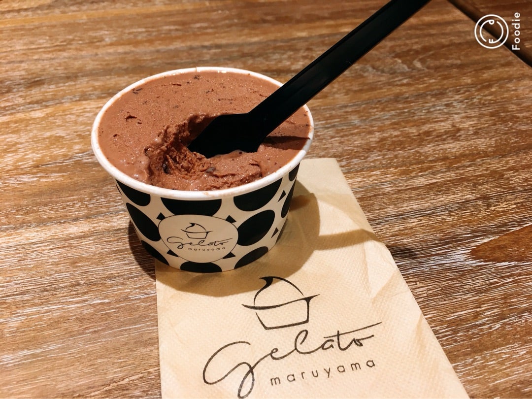 円山ジェラートの「濃厚カカオとチョコチップのダブルショコラ」 | ショコラアドバイザーNatsuのブログ