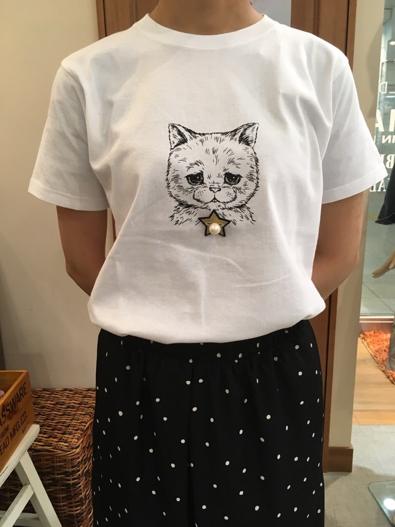 フランシュリッペ お袖ぷっくりTシャツ-