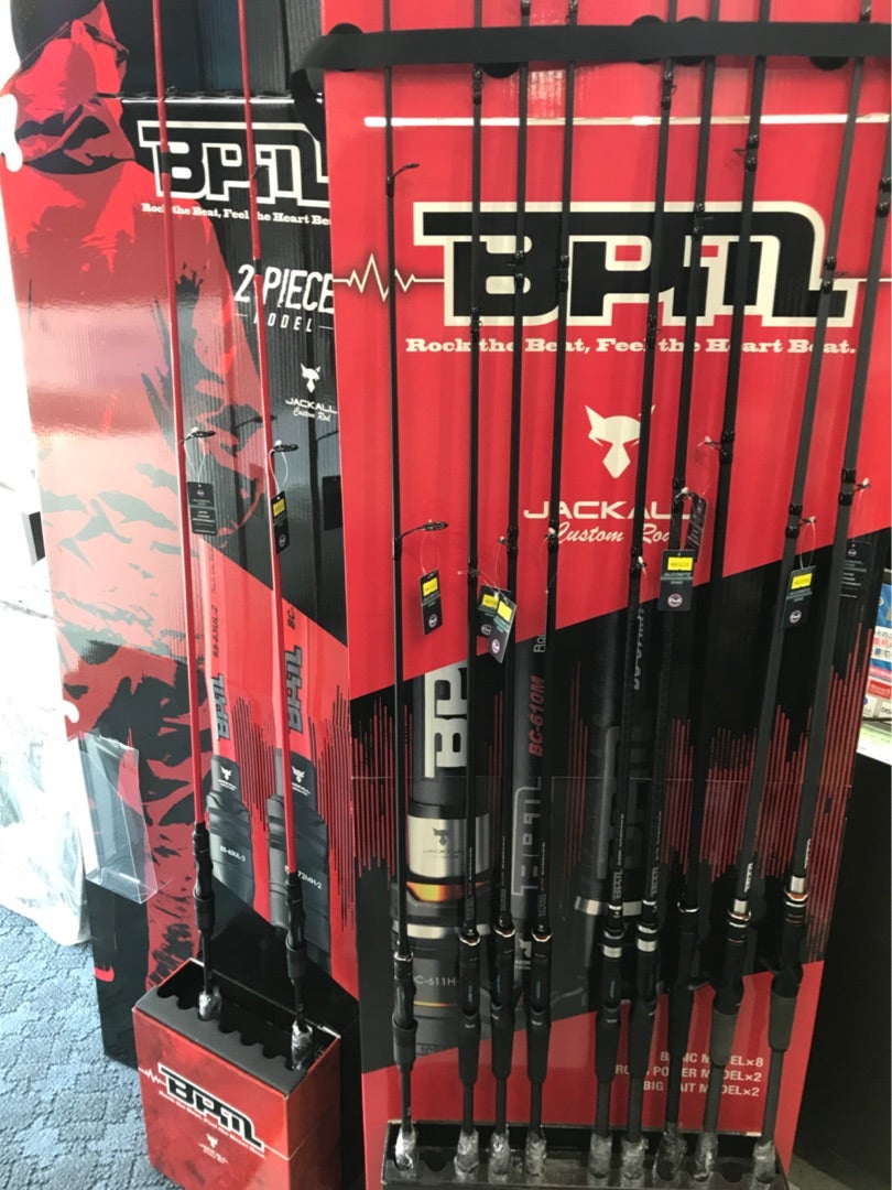 ジャッカル bpm 赤 バスワンxt ジャッカルBC-611H-SB と BC-65M 