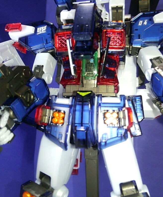 フルアーマーガンダム ハーフメカニカルクリア 出来上がりィ フルアーマーガンダム ハーフメカニカルクリア 出来上がりィ