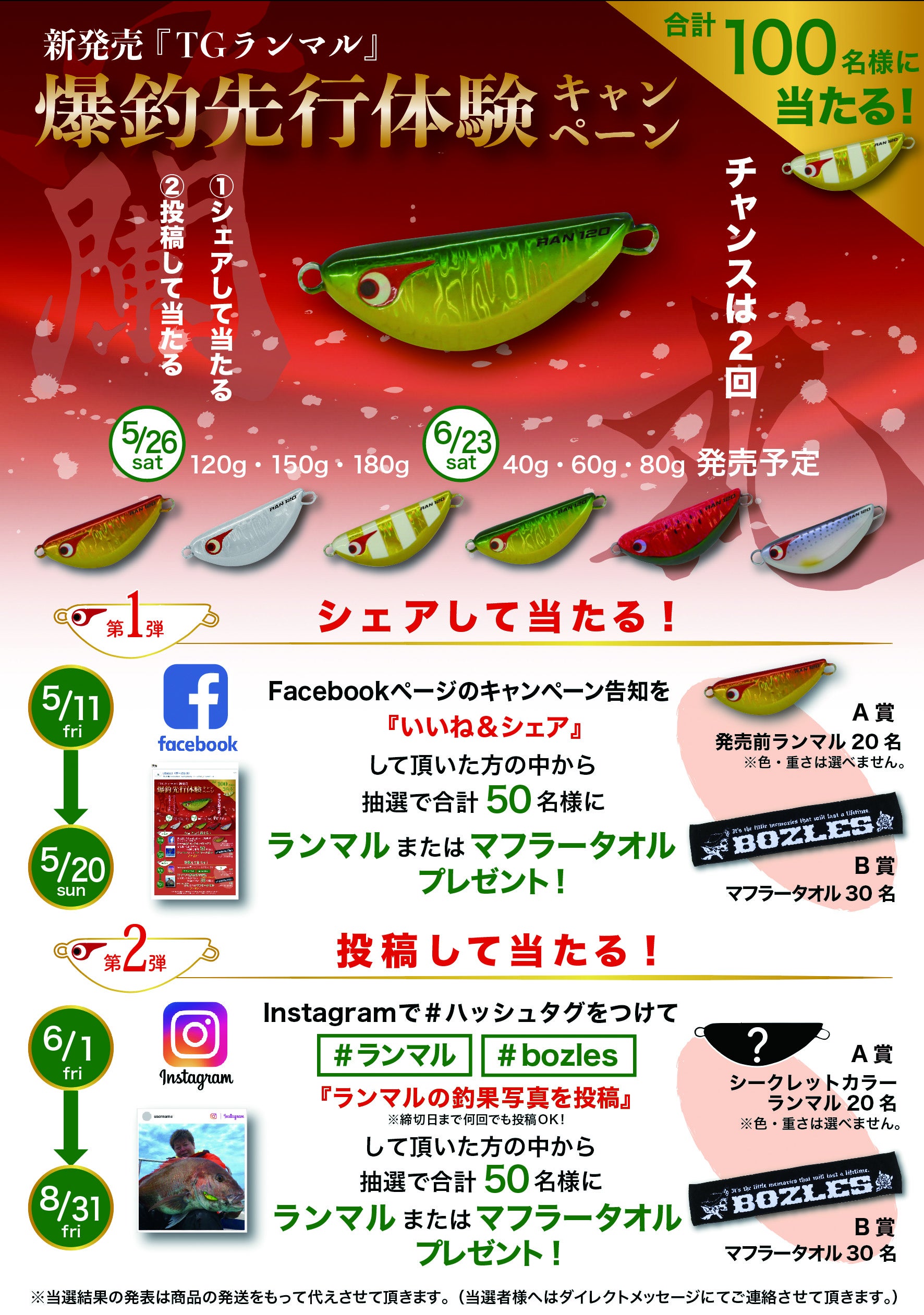 待望のTGランマルが遂に発売!! | ボーズレススタッフの釣行ブログ