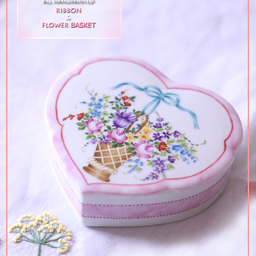 画像 ワンファイヤーで描く♪『花かご』＆『リボンと薔薇のガーランド』♪＜◆生徒様作品集◆＞ の記事より 7つ目