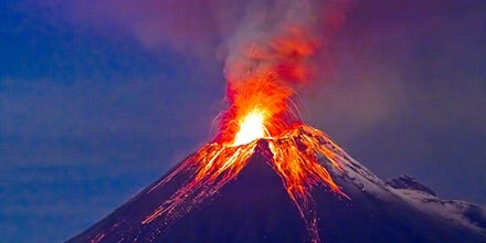 世界の火山噴火と日本の地震
