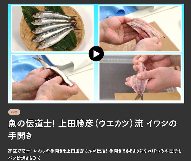 Nhkらいふ 上田勝彦 ウエカツ さんの魚動画 その３ Studio F