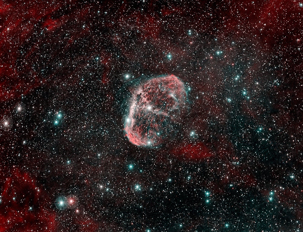 三日月星雲NGC6888 | 上杉蒼太の鉄道＆天体観測日記