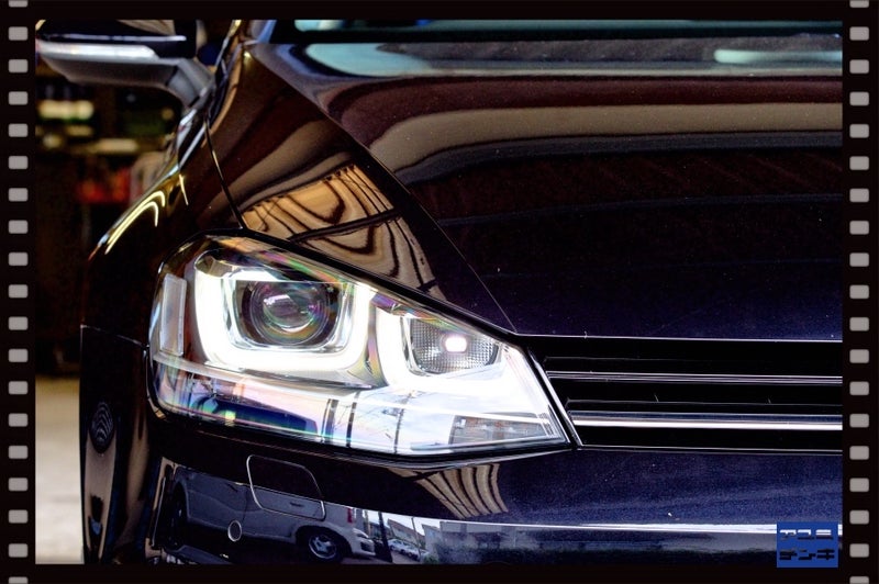 ゴルフ7：VW純正Mk7R用ヘッドライト+VW純正Mk7.5用LEDテール取付（新潟県） | 「車の電気屋」さんからお便りです♪