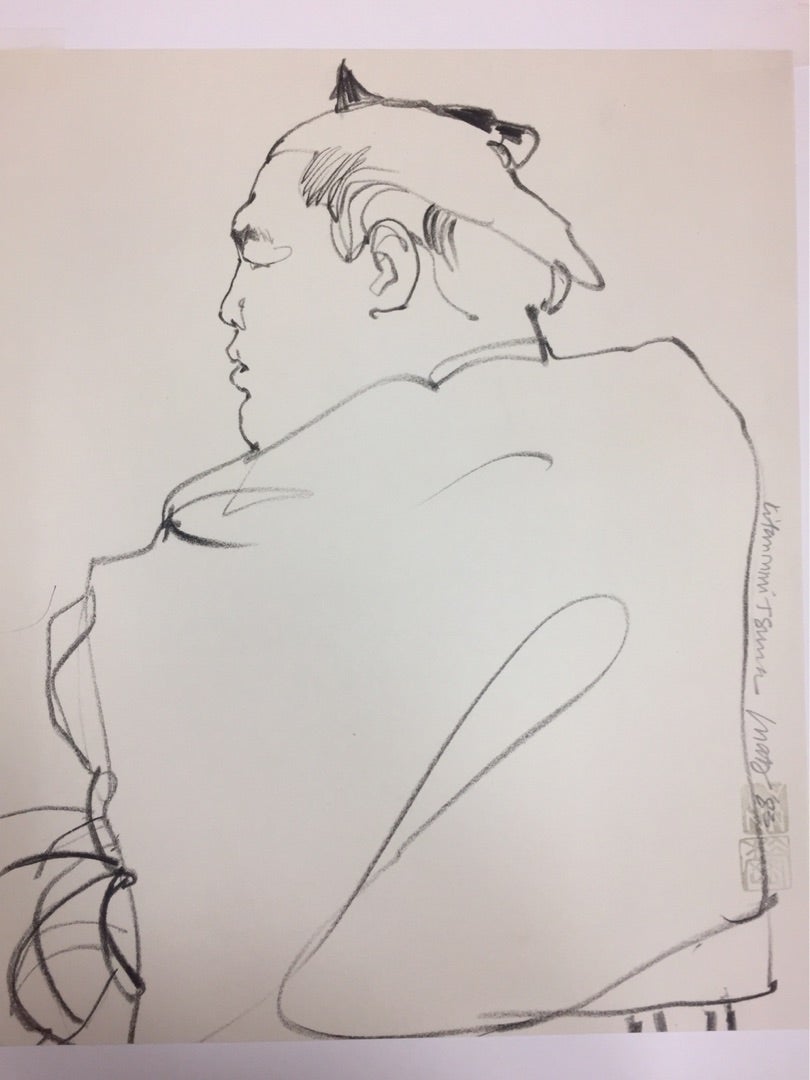 ☆D3☆相撲画家 松岡リン ドローイング リン・スターム・レビィLynn 