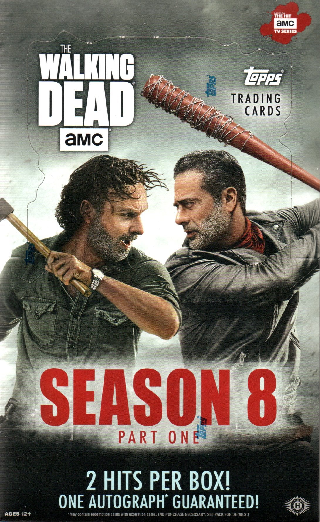 2018 Topps The Walking Dead Season 8 Part 1 HOBBY Trading Card box