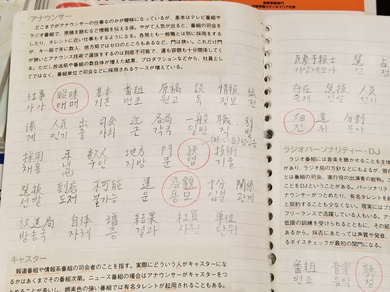 韓国語習得のためのノートの作り方 Momoのお気楽ハングルな日々
