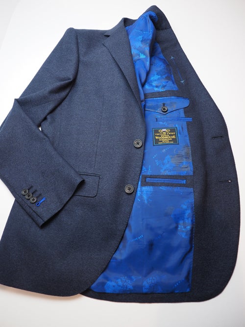 安心の海外正規品 エドウィンウッドハウス イギリス製 テーラードジャケット 高級毛織物 ビンテージ テーラードジャケット