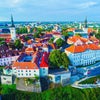 タリン 空撮 エストニアの画像