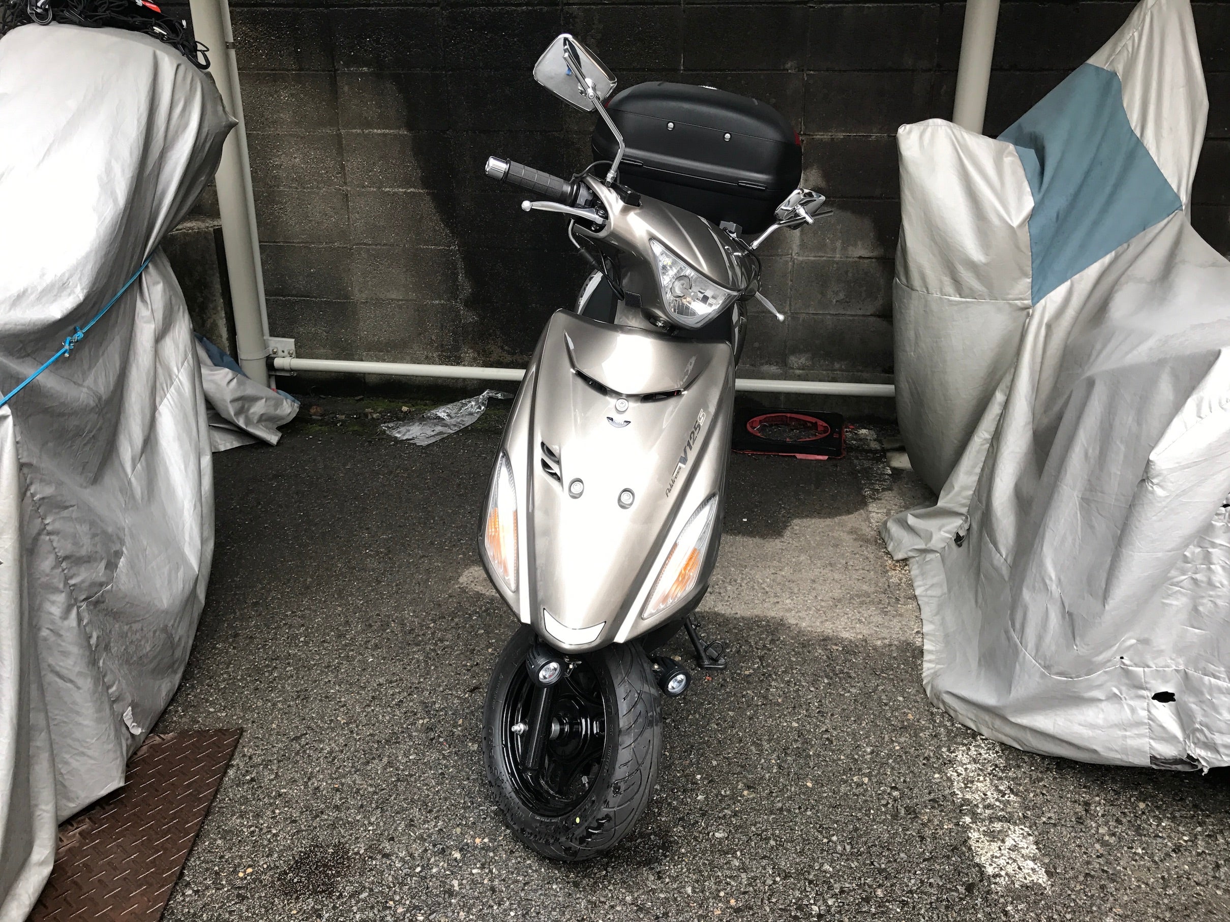 アドレスV125S メットインポケット取付 | くまのブログ