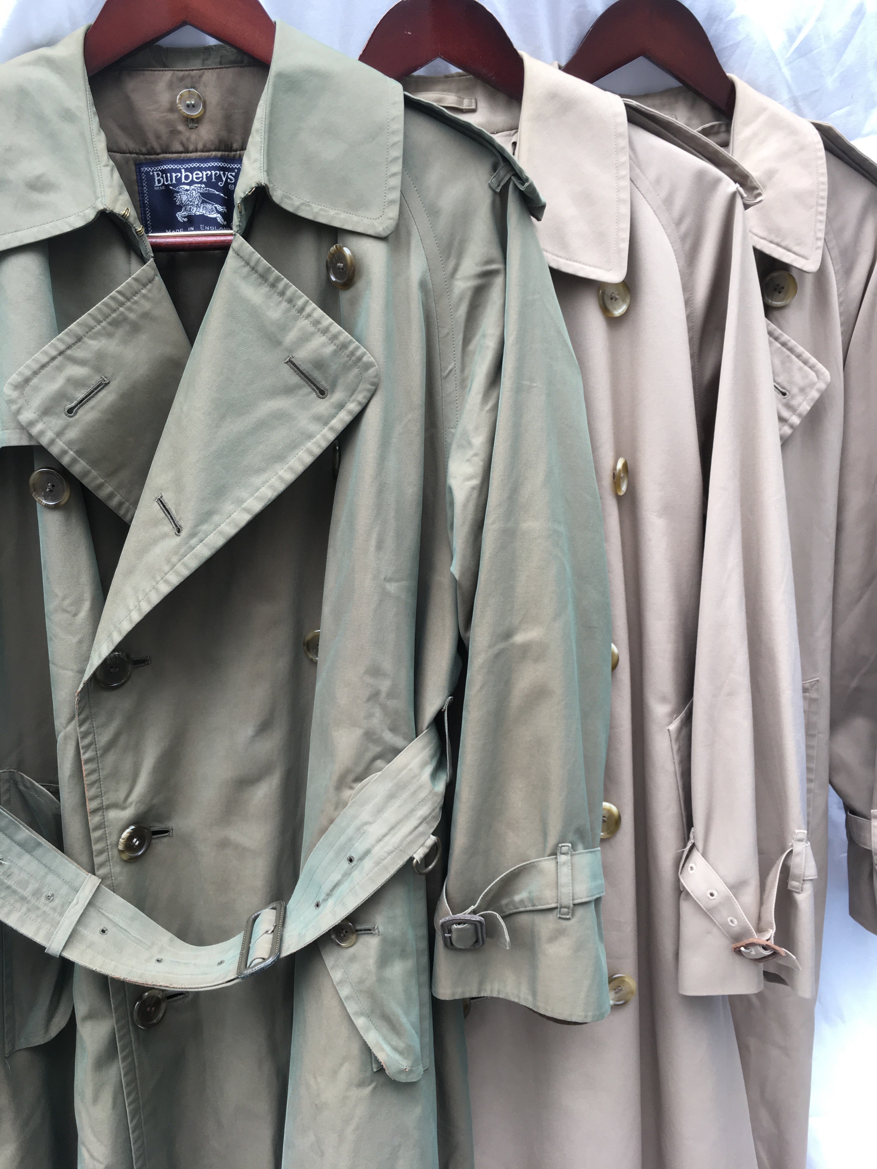 安い正本 Burberry 一枚袖 coat trench vintage 80s トレンチコート